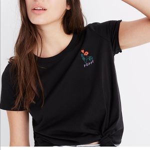 Madewell Front Tie tee shirt